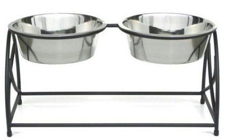 Butterfly Double Elevated Dog Feeder