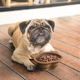Portable Silicone Dog Travel Bowl
