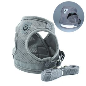 Reflective Pet Harness With Leash