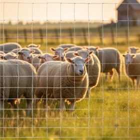 Galvanized Farm Fence Enclosure