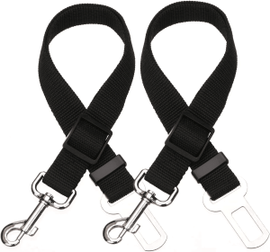 Pet Car Seat Belt Safety Leash 2 Pack (Specification (L * W): 2pcs, colour: Blue)