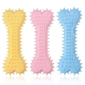 Dog Bone Chew Toys 2 Pack (colour: 2pcs, size: yellow)