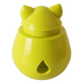 Interactive Dog Tumbler Treat Toy (Color: Green)