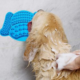 Dog Lick Mat Slow Feed (Color: Blue)