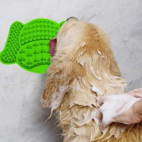 Dog Lick Mat Slow Feed (Color: Green)