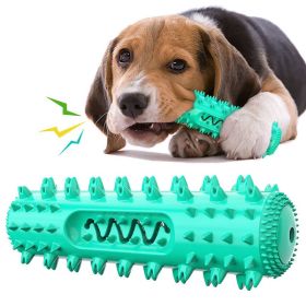 Rubber Dog Toothbrush Chew Toy (Color: Blue)