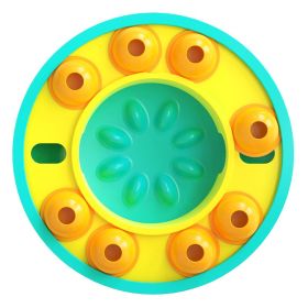 Interactive Dog Puzzle And Feeder Toy (Color: Blue)