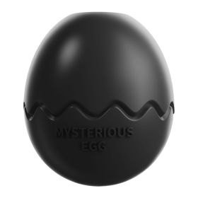 Dinosaur Egg Slow Feeder Dog Toy (Color: Black, Ships From: China)