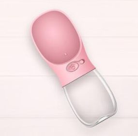 Pet Outdoor Portable Water Bottle (style: 550ML, Color: Pink)