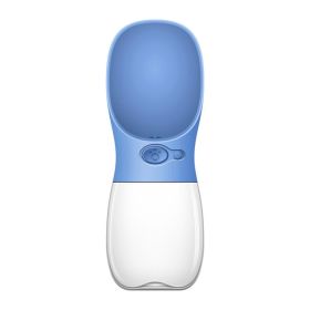 Pet Outdoor Portable Water Bottle (style: 350ML, Color: Sea blue)
