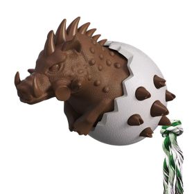 Interactive Rubber Dog Toothbrush Chew Toy (Color: Pig Coffee)