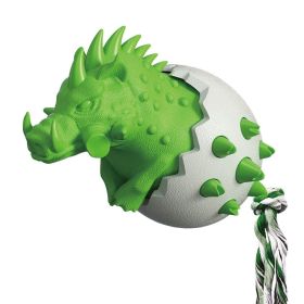 Interactive Rubber Dog Toothbrush Chew Toy (Color: Pig Green)