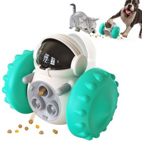 Interactive Dog Treat Dispenser Toy (Color: Blue, Ships From: China)