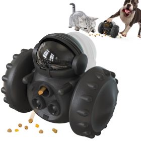 Interactive Dog Treat Dispenser Toy (Color: Black, Ships From: China)