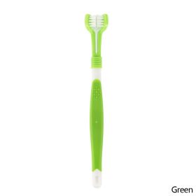 Three Head Pet Toothbrush (Color: B01)