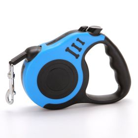 Retractable Dog Leash With Lock (Color: Blue)