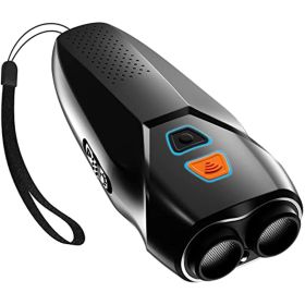 Dual Sensor Ultrasonic Bark Control Device (Color: Black)