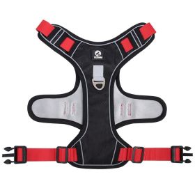 Reflective No Pull Dog Harness (Specification (L * W): M, colour: black)
