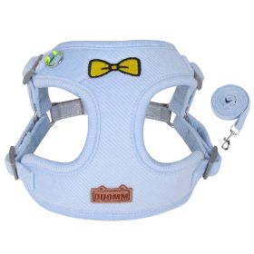 Reflective Dog Vest Harness Set (Specification (L * W): XL, colour: Blue)