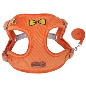 Reflective Dog Vest Harness Set (Specification (L * W): XL, colour: orange)