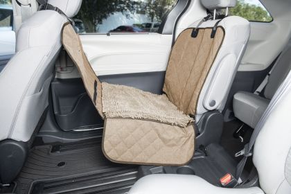 Single Dog Car Seat Cover (Color: Tan)