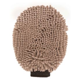 Dog Grooming Mitt (Color: Grey)