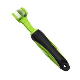 Dual Sided Pet Toothbrush (Color: Green)