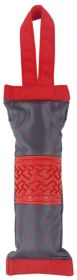 Water Bottle Crackle Dog Toy (Color: Red / Grey)