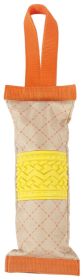 Water Bottle Crackle Dog Toy (Color: Orange / Yellow)
