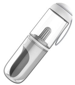 Travel Filtered Dog Water Feeder (Color: White)