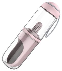 Travel Filtered Dog Water Feeder (Color: Pink)