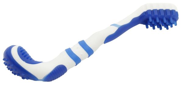 TPR Dog Toothbrush Chew Toy (Color: Blue)