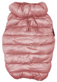 Quilted Thermal Dog Jacket (Color: Pink, size: small)
