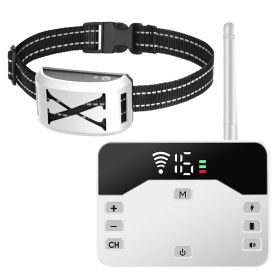 Wireless Electric Dog Fencing System (Type: Fence with 1 collar, Color: White)