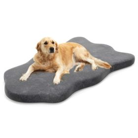 Orthopedic Memory Foam Dog Bed (Color: Gray)