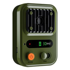 Ultrasonic Anti-Barking Device Rechargeable (Color: Green)